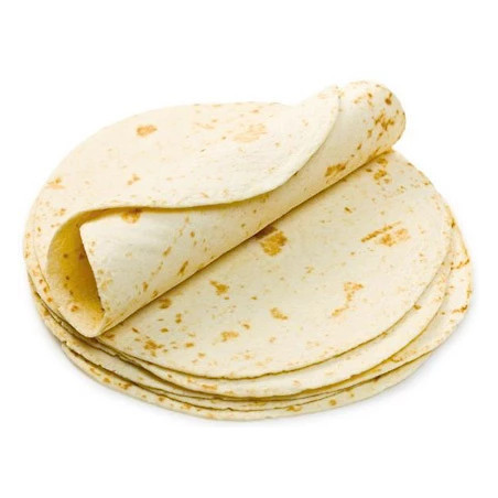 Tortilla de Trigo Natural 25 cm 18 ud.